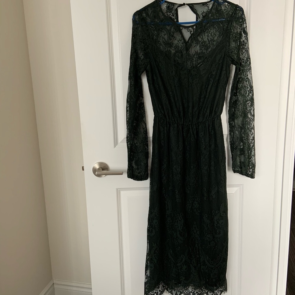 H&M calf length lace dress